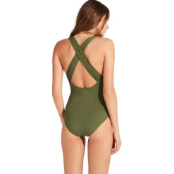 Seafolly - Women's Collective Cross Back One Piece - Badeanzug