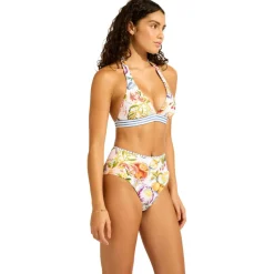 Seafolly - Women's Riviera Coast Reversible Multifit Tri - Bikini-Top