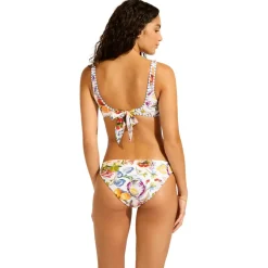 Seafolly - Women's Riviera Coast Reversible Hipster - Bikini-Bottom