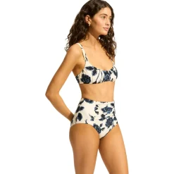 Seafolly - Women's Rococo Ruched Bralette - Bikini-Top