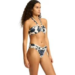 Seafolly - Women's Rococo Twist Band Mini Hipster - Bikini-Bottom