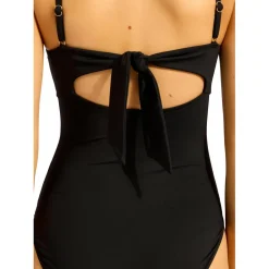 Seafolly - Women's S.Collective MultiFit Square Neck Onepiece - Badeanzug