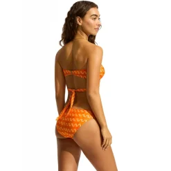 Seafolly - Women's Soundwave U Wire Bandeau Bra - Bikini-Top