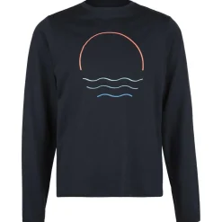 Stoic - Kid's Merino155 LaholmSt. Print L/S - Merinoshirt