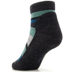 Stoic - Kid's Merino Trekking Quarter Socks Striped - Wandersocken