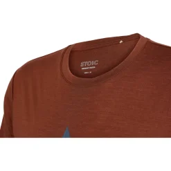 Stoic - Merino155 LaholmSt. Print T-Shirt Peak - Merinoshirt