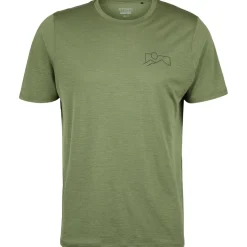 Stoic - Merino155 LaholmSt. Print T-Shirt Mountain - Merinoshirt