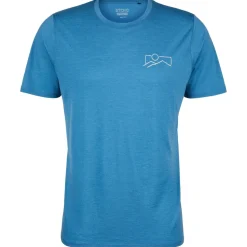 Stoic - Merino155 LaholmSt. Print T-Shirt Mountain - Merinoshirt