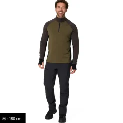 Stoic - MerinoFleece260 FlenSt. Half Zip - Merinopullover