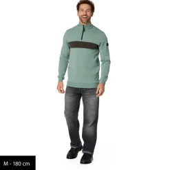Stoic - MerinoFleece335 MMXX. Lulea II Half Zip - Merinopullover