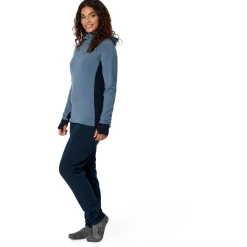 Stoic - Women's MerinoFleece260 FlenSt. Half Zip with Hood - Merinohoodie