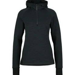 Stoic - Women's MerinoFleece260 FlenSt. Half Zip with Hood - Merinohoodie