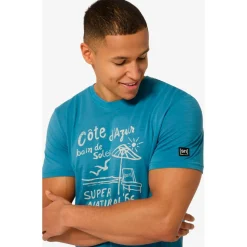 super.natural - Cote D'Azur Tee - Merinoshirt