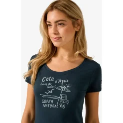 super.natural - Women's Cote D'Azur Tee - Merinoshirt