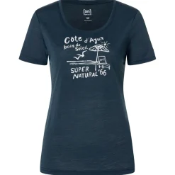super.natural - Women's Cote D'Azur Tee - Merinoshirt