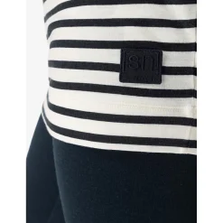 super.natural - Women's Feel Good Stripe Hibiskus Bio Hoodie - Hoodie