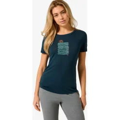super.natural - Women's Sea Line Tee - Merinoshirt