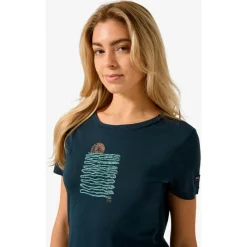 super.natural - Women's Sea Line Tee - Merinoshirt