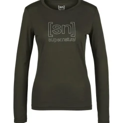 super.natural - Women's The Essential Logo L/S - Longsleeve