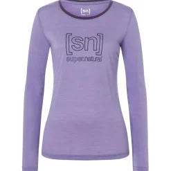 super.natural - Women's The Essential Logo L/S - Longsleeve