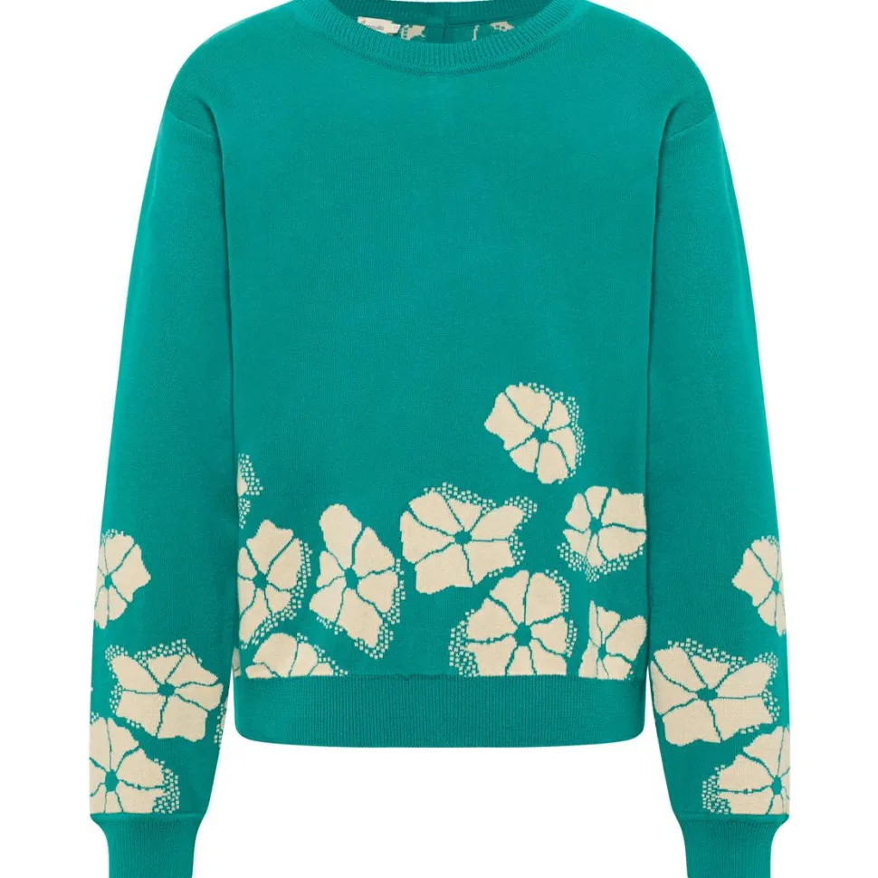 Tranquillo - Women's Lockerer Jaquard-Pullover - Pullover