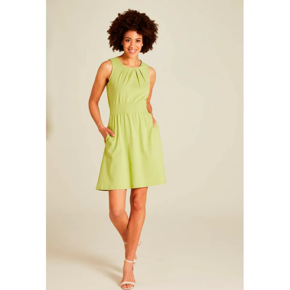 Tranquillo - Women's Tailliertes Jersey-Kleid - Kleid