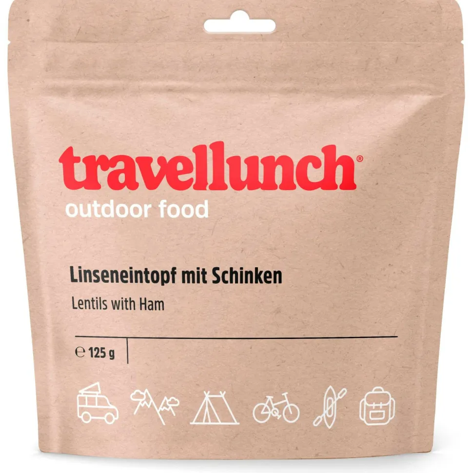 Travellunch - Linseneintopf mit Speck