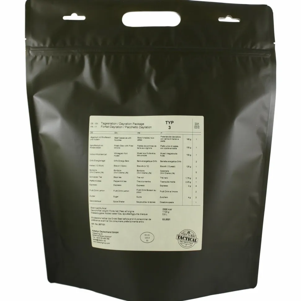 Trek'n Eat - Day Ration Pack Typ 3 Tactical - Tagesration