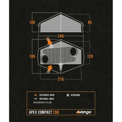 Vango - Apex Compact 200 - 2-Personen Zelt