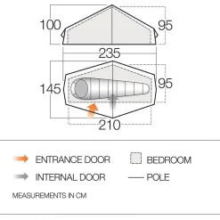 Vango - F10 Helium UL 1 - 1-Personen Zelt