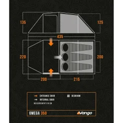 Vango - Omega 350 - 3-Personen Zelt