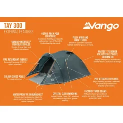 Vango - Tay 300 - 3-Personen Zelt