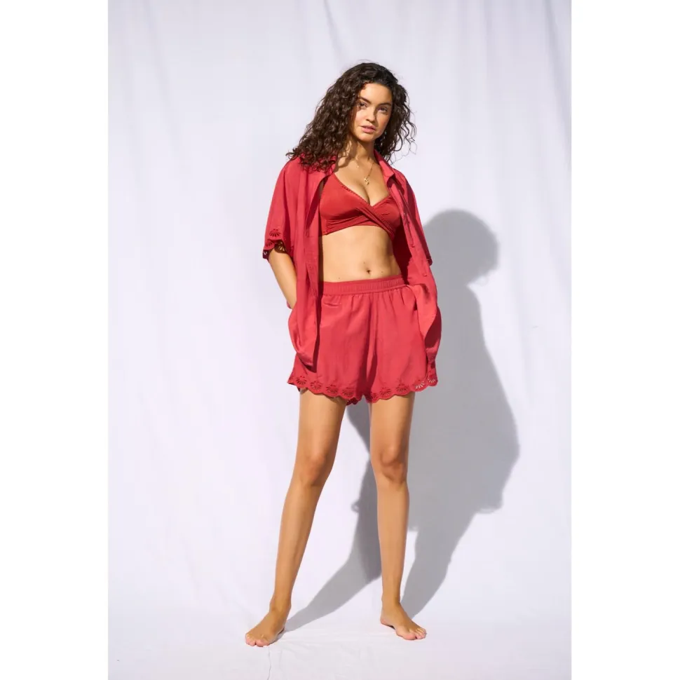 Watercult - Women's Shorts with Embroidery - Shorts