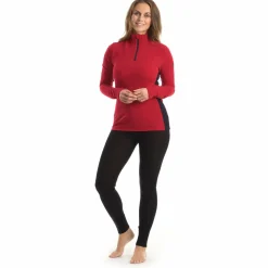 We Norwegians - Women's Tryvann Colblock Zipup - Merinounterwäsche