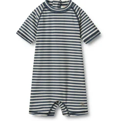 WHEAT - Kid's Swimsuit S/S Cas - Lycra