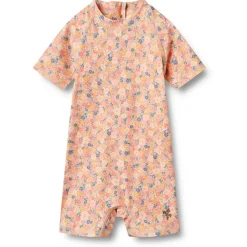 WHEAT - Kid's Swimsuit S/S Cas - Lycra